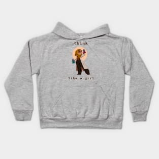 Think Like a Girl Kids Hoodie